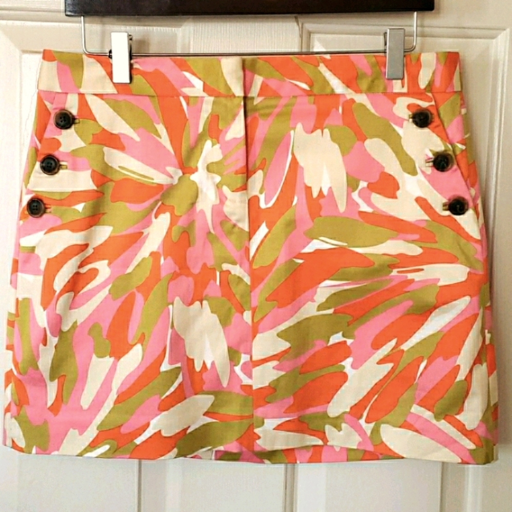 J. CREW Starburst skirt with pockets